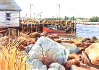 Toward the Wharf: Hunt's Point by Laurie Mireau