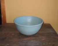 Large Matte-Finish Bowl by Anne's Pottery